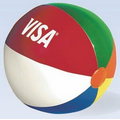 Mini Beach Ball w/ Multi-Colored Panels (4.5" Inflated)